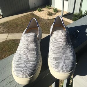 Rothy Opal Python sneakers